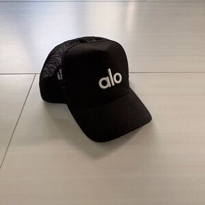 ALO Yoga Black Trucker Hat